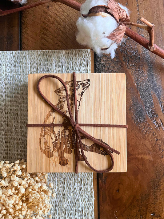 Wooden Coasters 4 pack