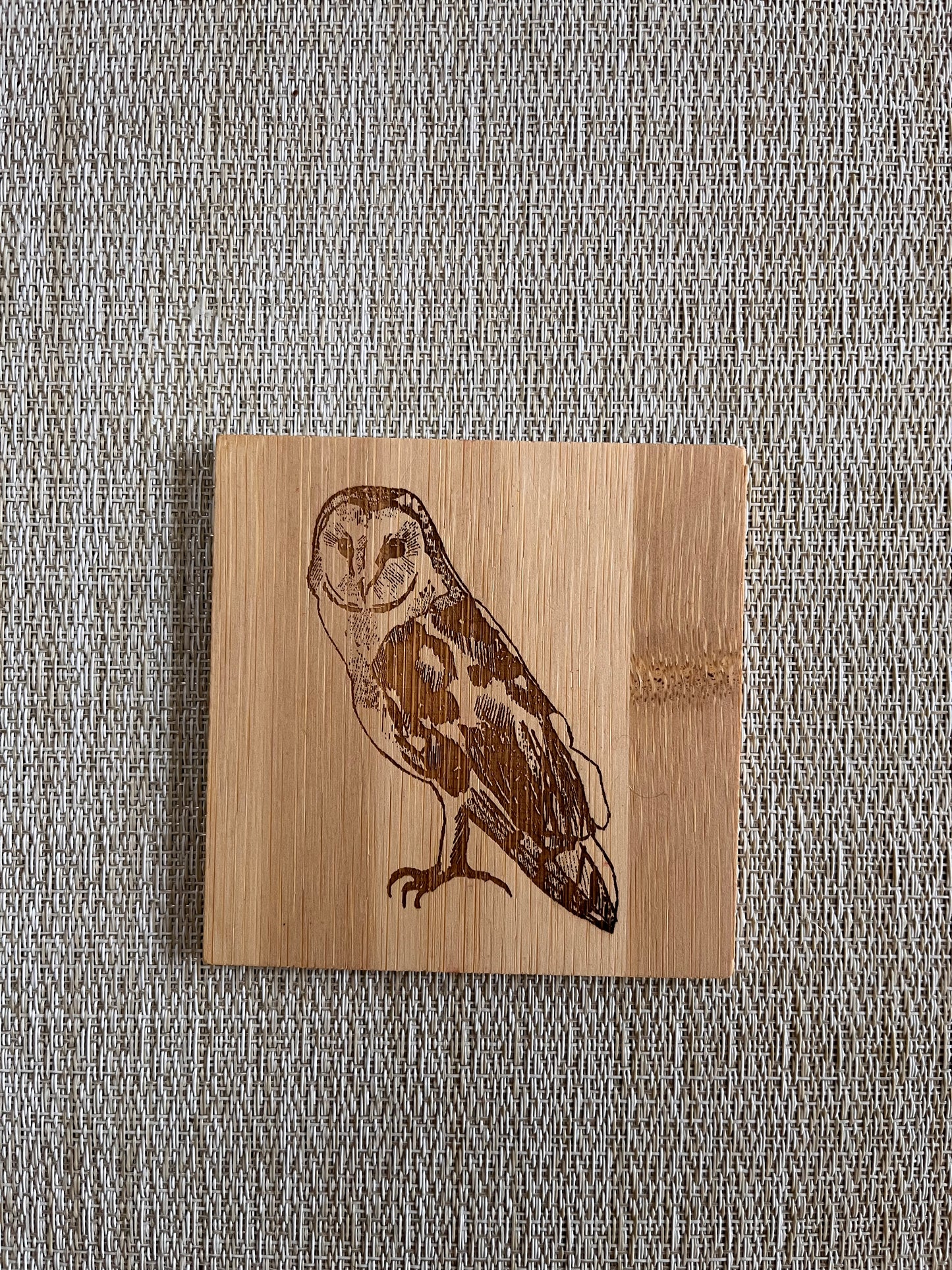 Wooden Coaster set of 6 with holder