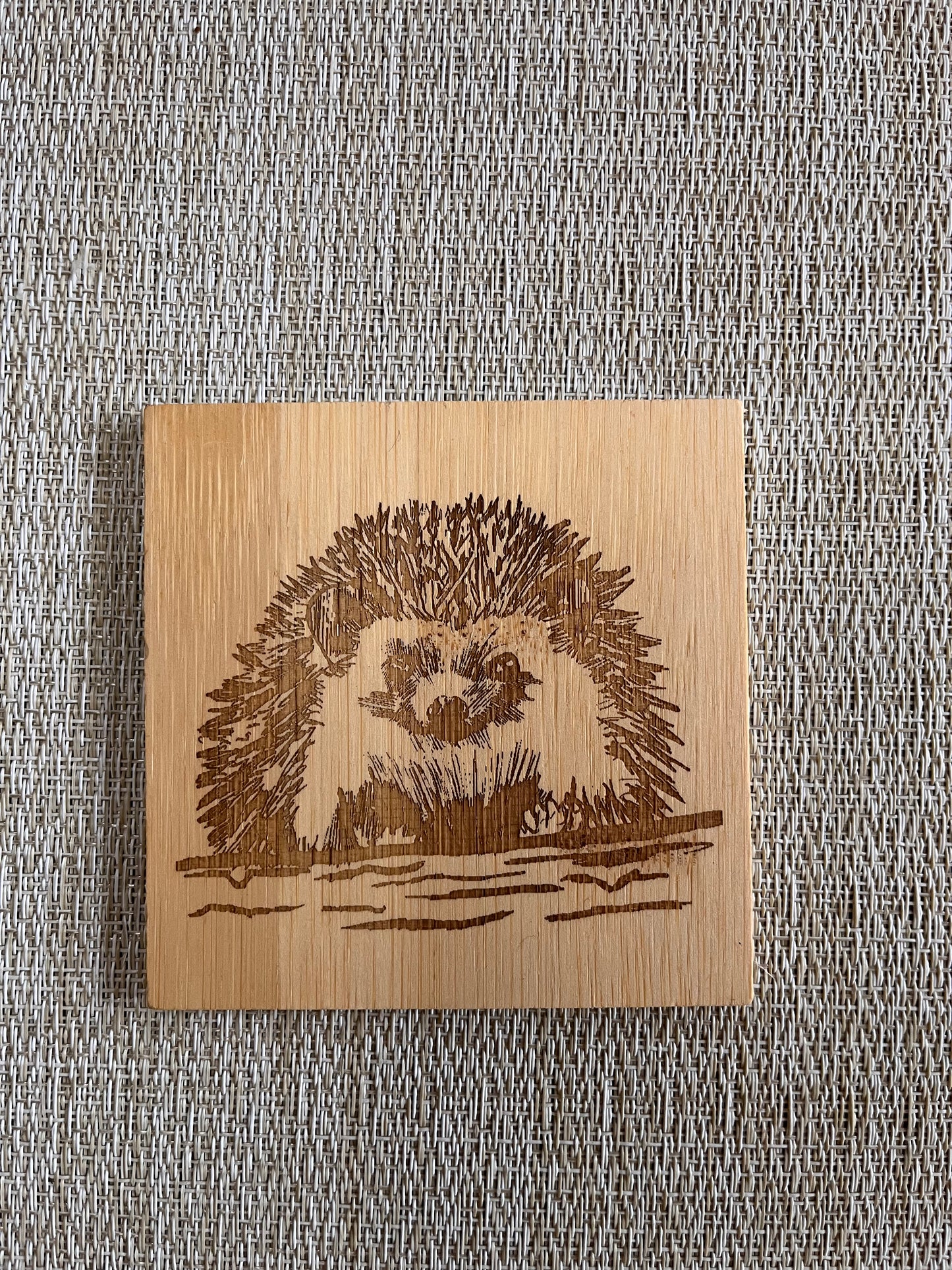 Wooden Coaster set of 6 with holder