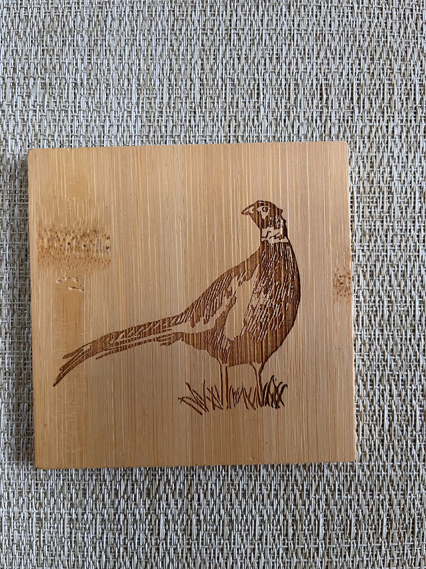 Wooden Coaster set of 6 with holder