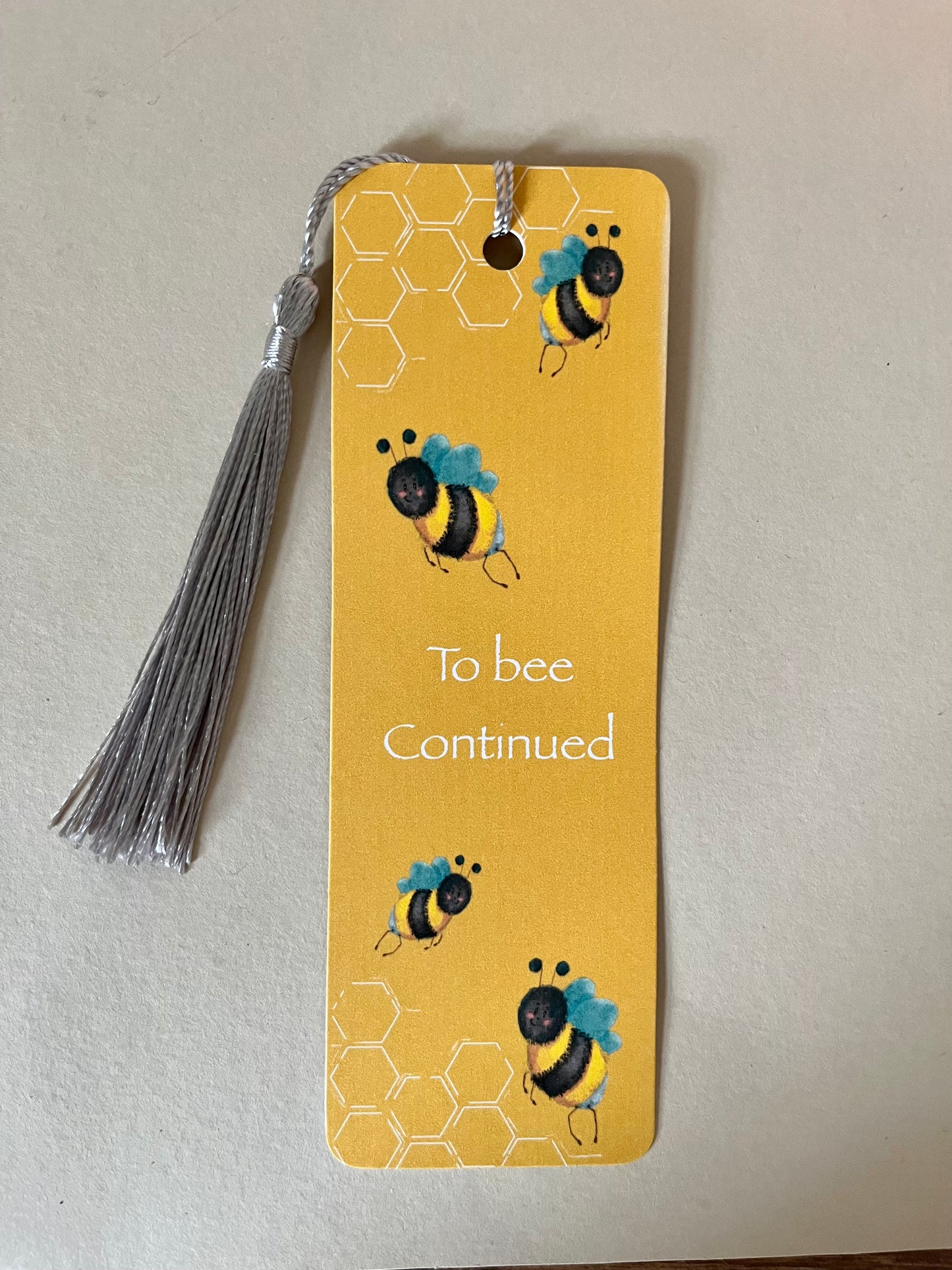 To bee continued bookmark